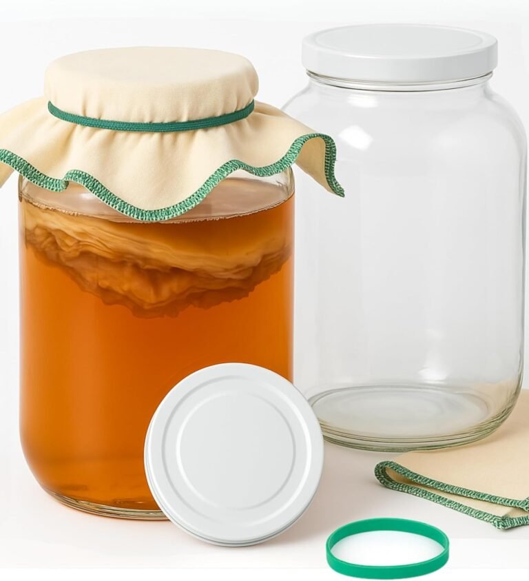 Frascos para fermentar kombucha